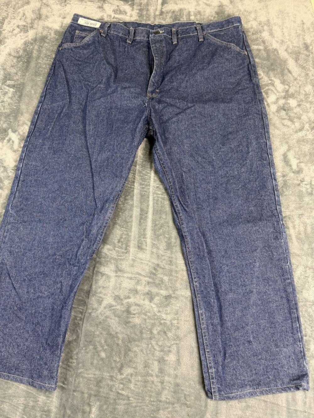 Bulwark FR Mens Blue Flame-Resistant Denim Work Pants 46